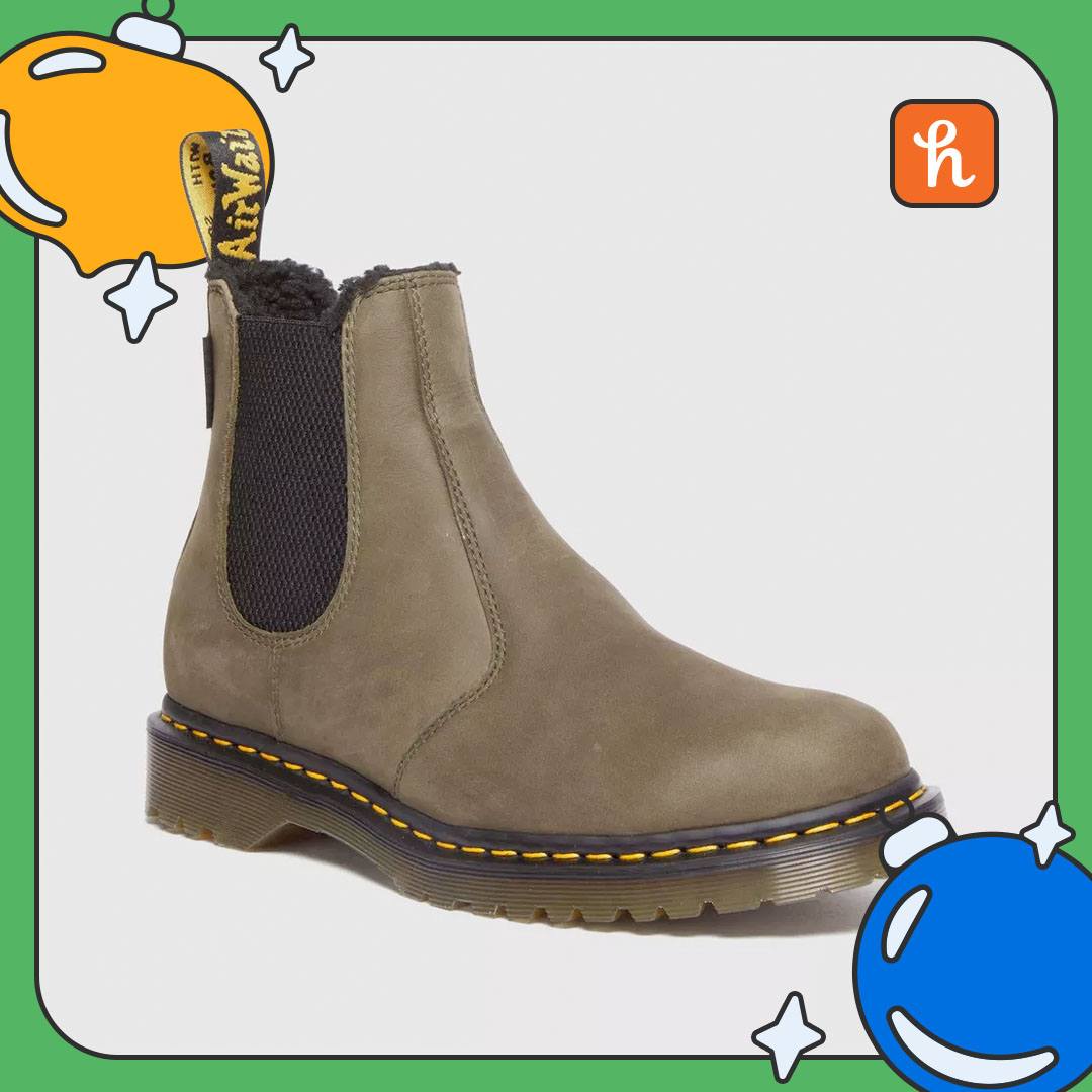Dr. Marten Gift Guide 2976 Fleece Lined Leather Chelsea Boots