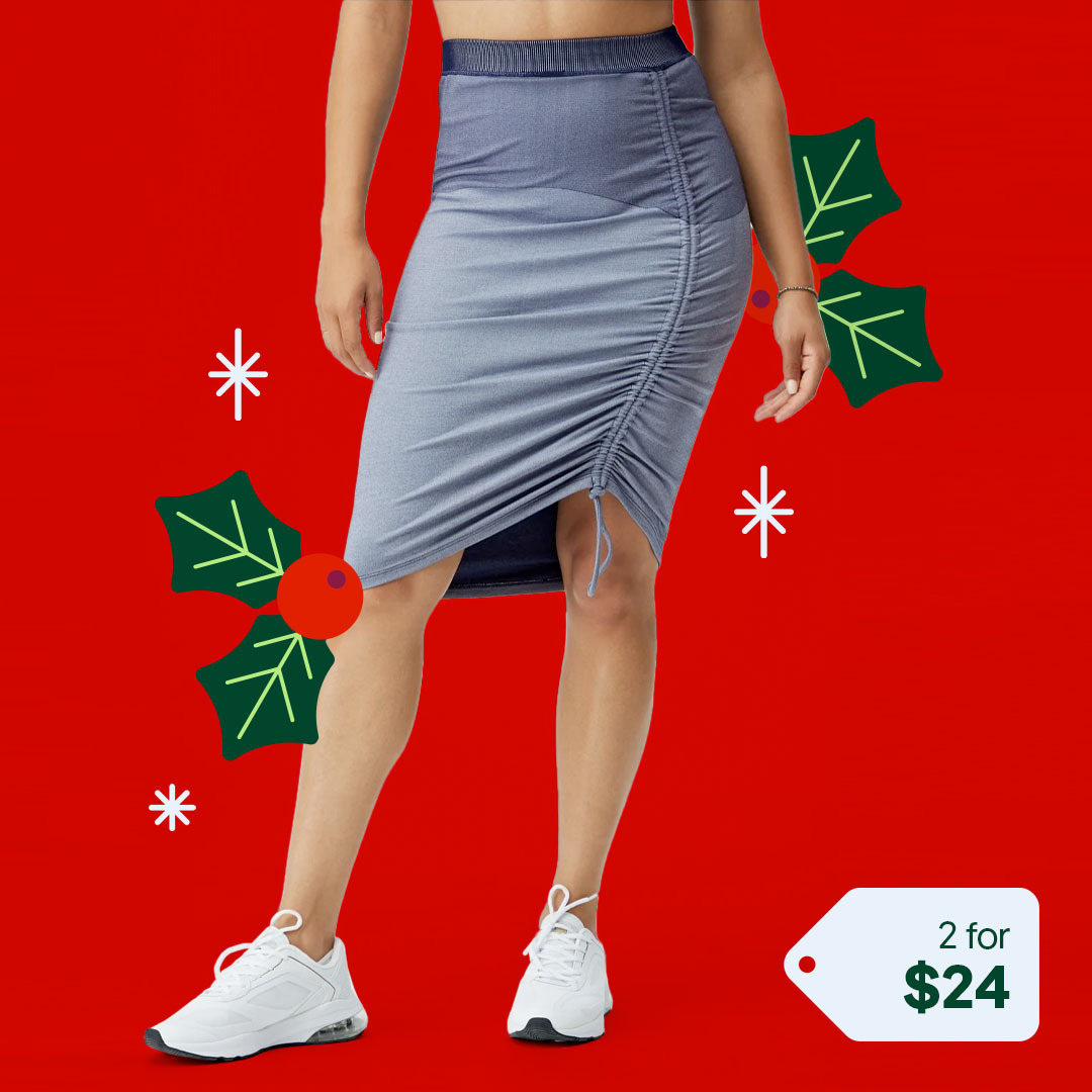 Melody Panelled Ruched Skirt