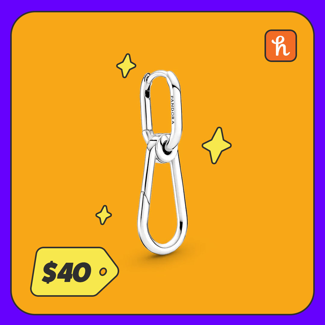 Pandora ME Single Hoop Link Earring