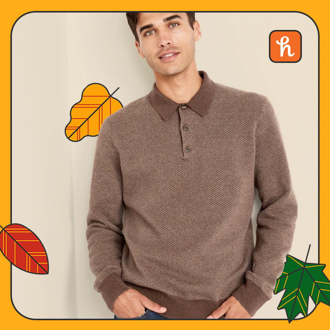 Polo Pullover Sweater for Men
